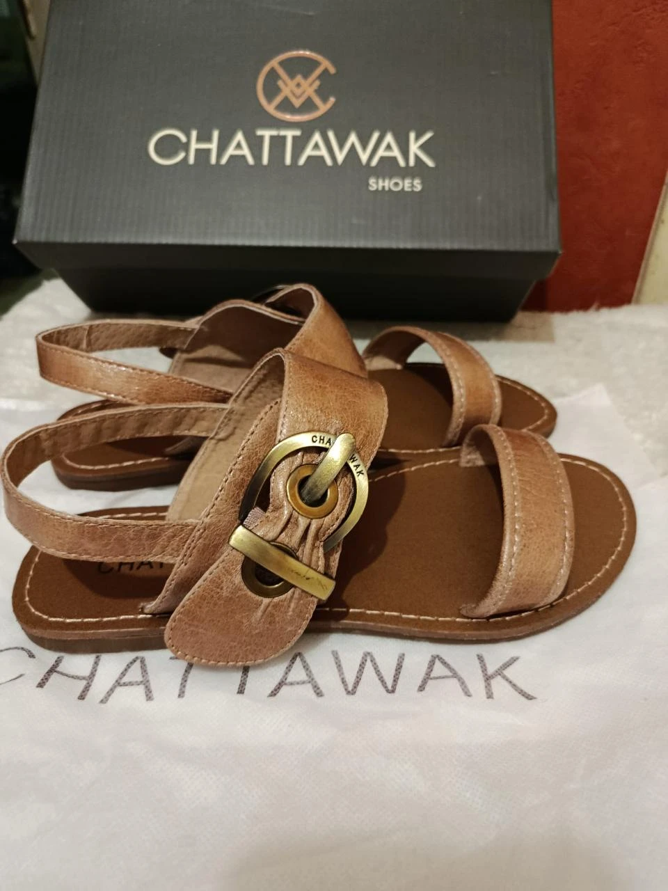 Chattawak leather sandals 38 – photo 2